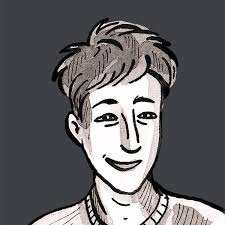 Autoportrait à l'encre de Chine